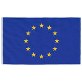 Drapeau de l'Europe et mât 6,23 m Aluminium