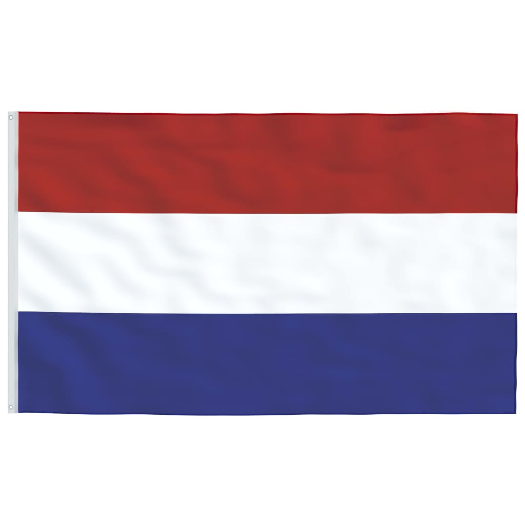 Netherlands Flag and Pole 5.55m Aluminum