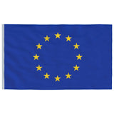 European flag and pole 5.55 m Aluminum