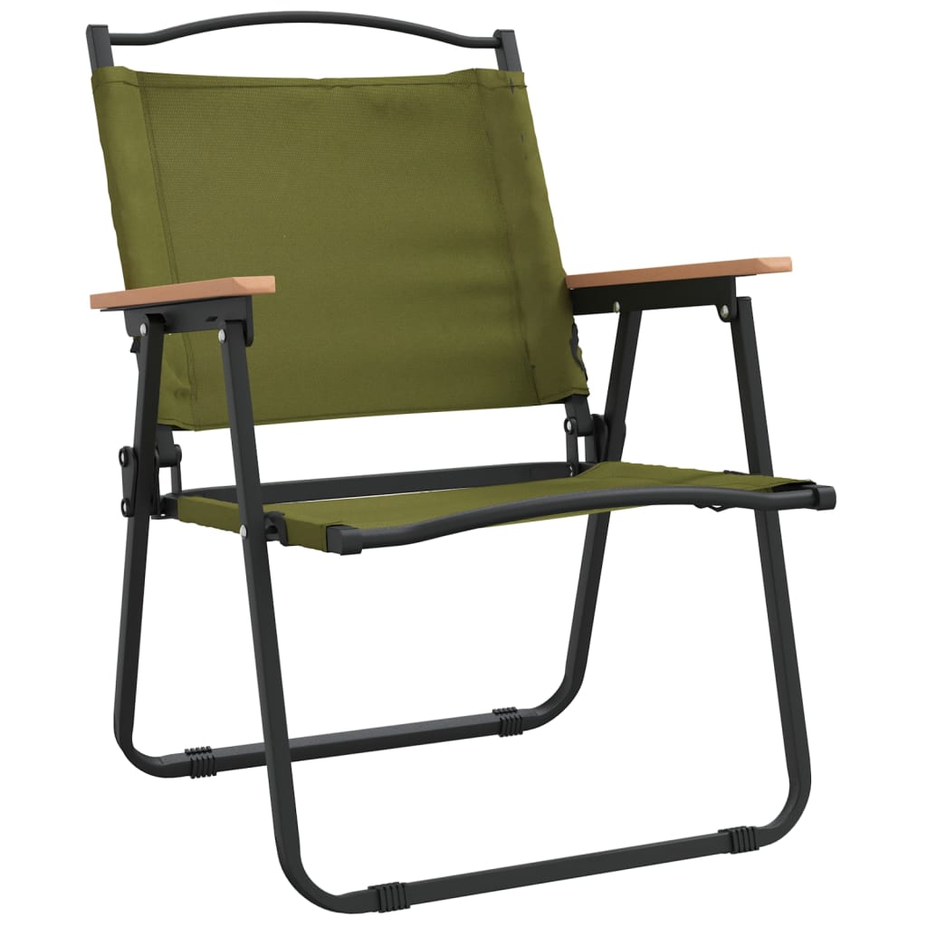 Chaises de camping lot de 2 Vert 54x55x78 cm Tissu Oxford