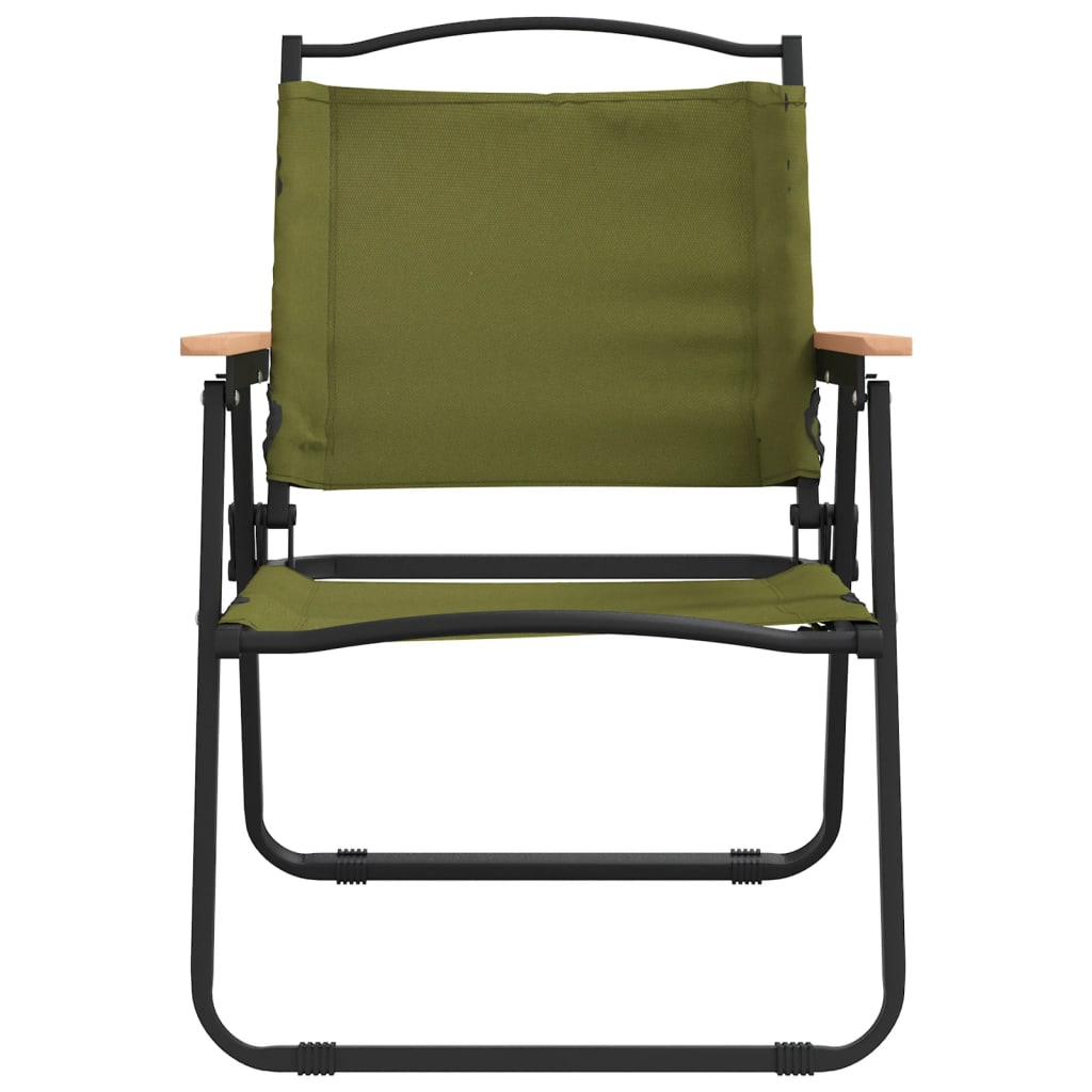 Chaises de camping lot de 2 Vert 54x55x78 cm Tissu Oxford