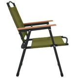 Chaises de camping lot de 2 Vert 54x55x78 cm Tissu Oxford