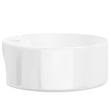 Lavabo blanc 40x14,5 cm céramique rond