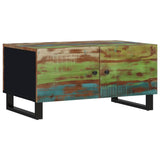 Couchtisch 80x50x40 cm Altholz und Holzwerkstoffe