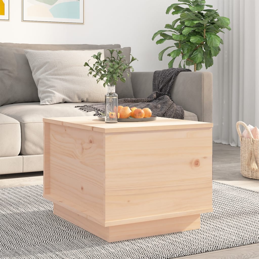 Coffee table 40x50x35 cm Solid pine wood