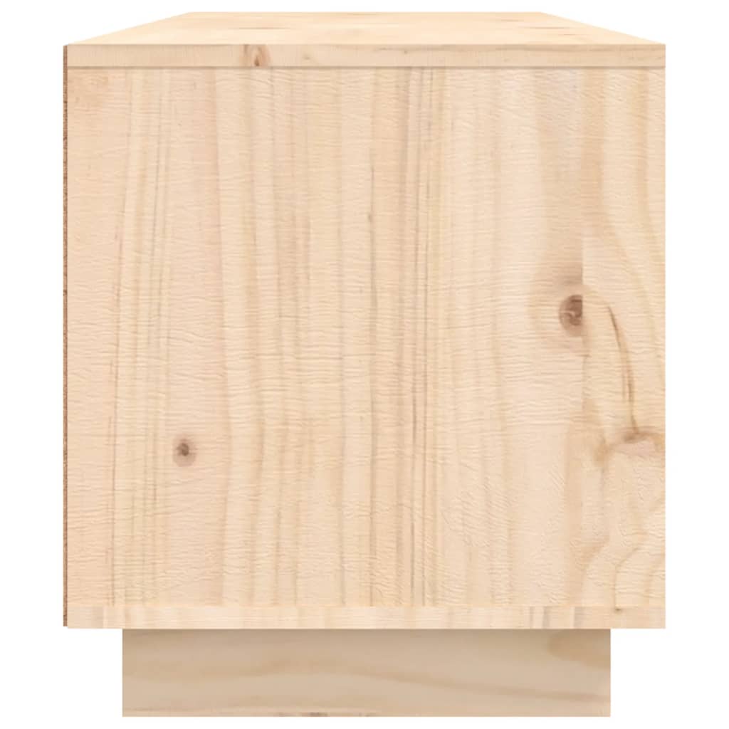 Meuble TV 140x35x40 cm Bois de pin massif