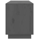 Meuble TV Gris 176x37x47,5 cm Bois de pin massif