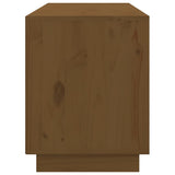 Meuble TV Marron miel 176x37x47,5 cm Bois de pin massif