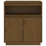 Buffet Marron miel 70x34x80 cm Bois massif de pin