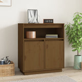 Honey Brown Sideboard 70x34x80 cm Solid Pine Wood