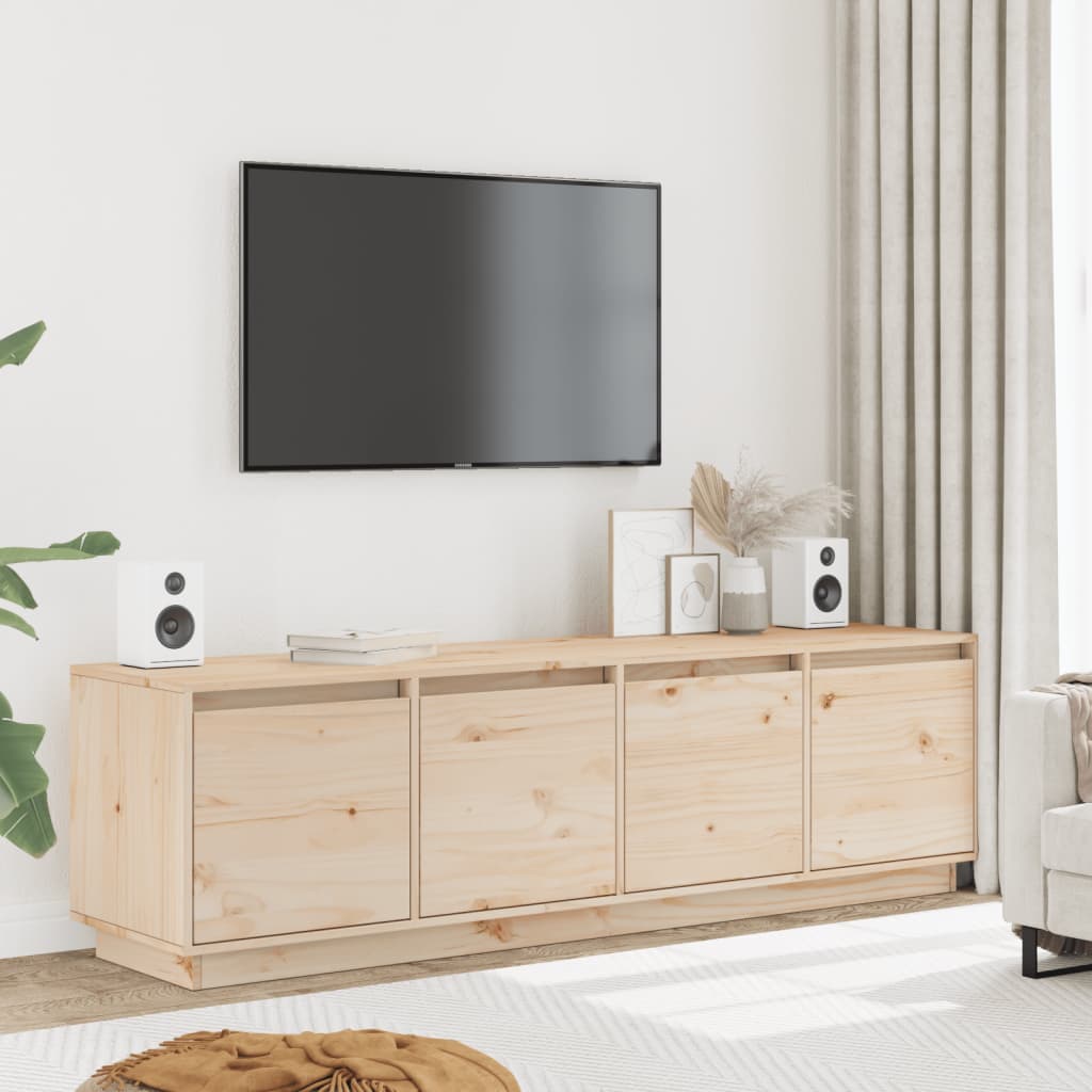 Meuble TV 156x37x45 cm Bois de pin massif