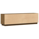 Meuble TV Marron miel 156x37x45 cm Bois de pin massif