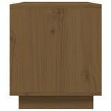 Meuble TV Marron miel 80x35x40,5 cm Bois de pin massif