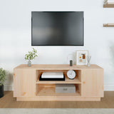 Meuble TV 110x35x40,5 cm Bois de pin massif