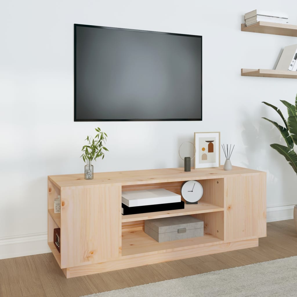 TV cabinet 110x35x40.5 cm Solid pine wood