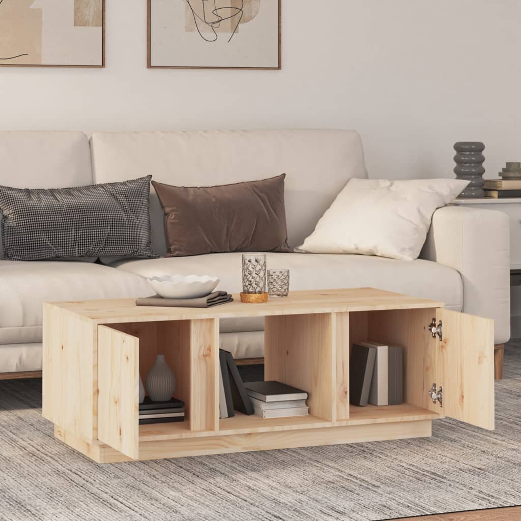 Coffee table 110x50x40 cm Solid pine wood