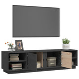 Meuble TV Gris 156x40x40 cm Bois de pin massif