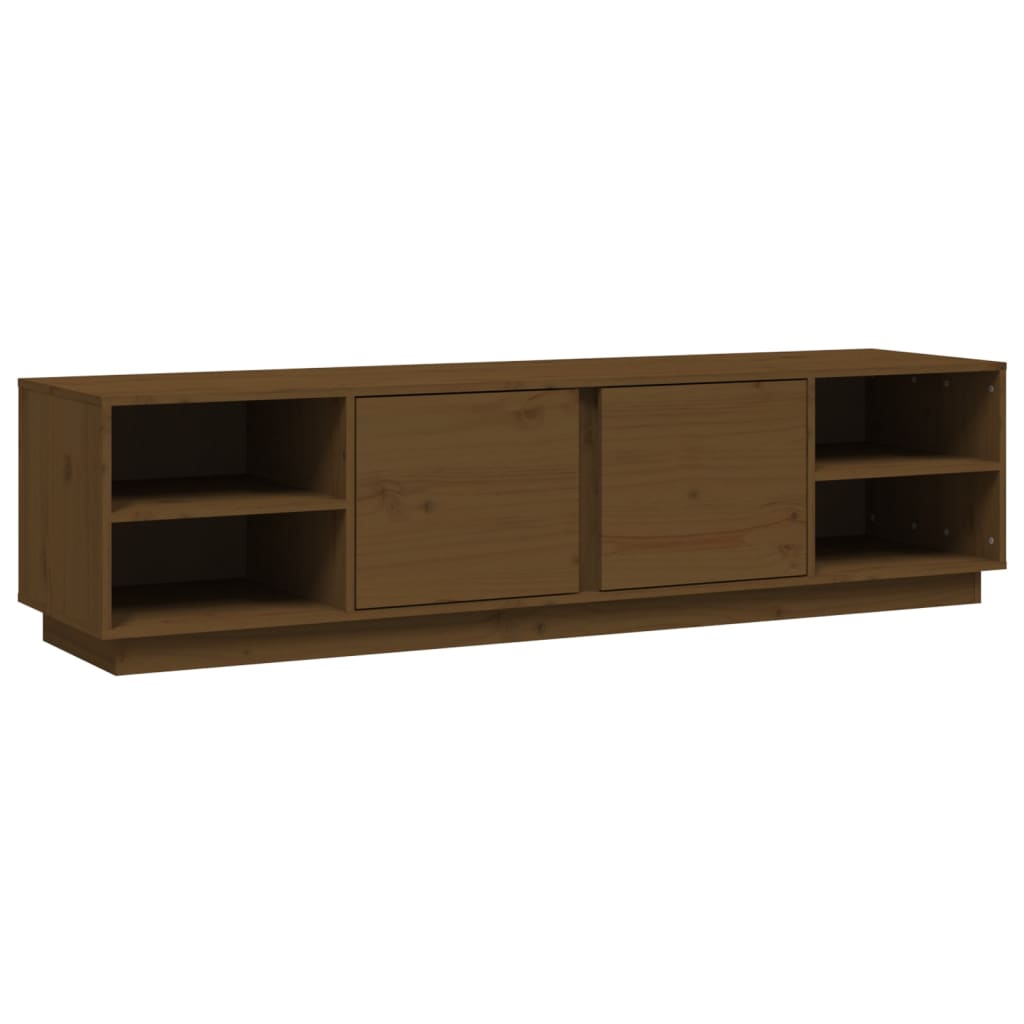 Honey Brown TV Cabinet 156x40x40 cm Solid Pine Wood