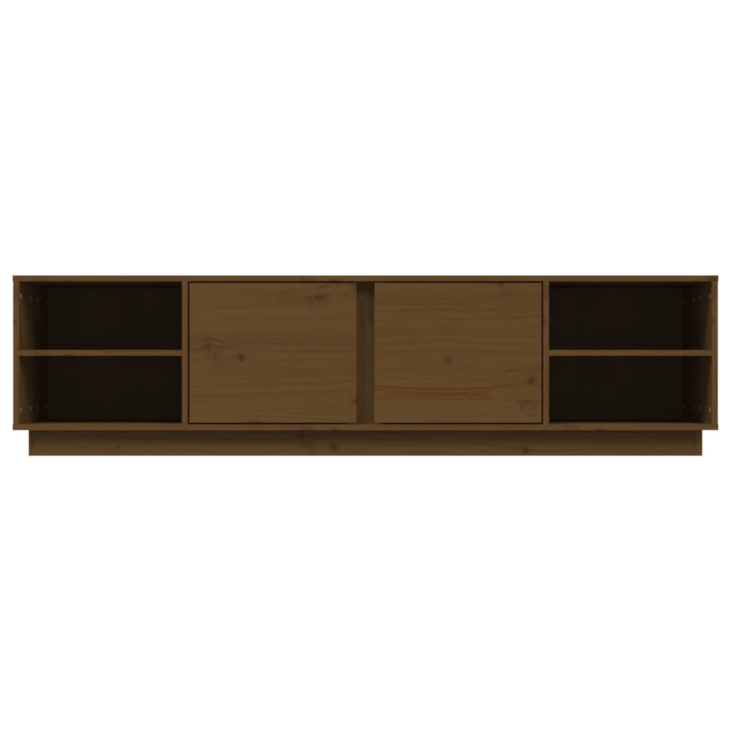 Honey Brown TV Cabinet 156x40x40 cm Solid Pine Wood