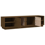 Honey Brown TV Cabinet 156x40x40 cm Solid Pine Wood