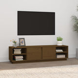 Honey Brown TV Cabinet 156x40x40 cm Solid Pine Wood