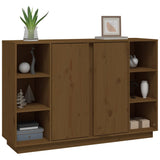 Buffet Marron miel 120x35x80 cm Bois massif de pin