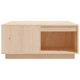 Table basse 80x81x36,5 cm Bois massif de pin