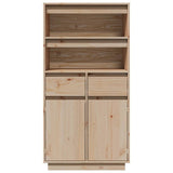 Buffet haut 60x40x116,5 cm Bois massif de pin