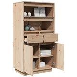 Buffet haut 60x40x116,5 cm Bois massif de pin