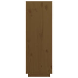 Buffet haut Marron miel 89x40x116,5 cm Bois massif de pin