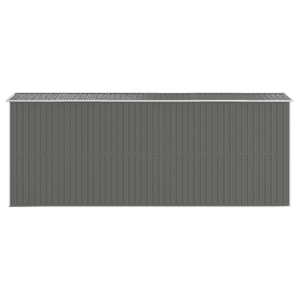 Abri de jardin Gris clair 192x523x223 cm Acier galvanisé