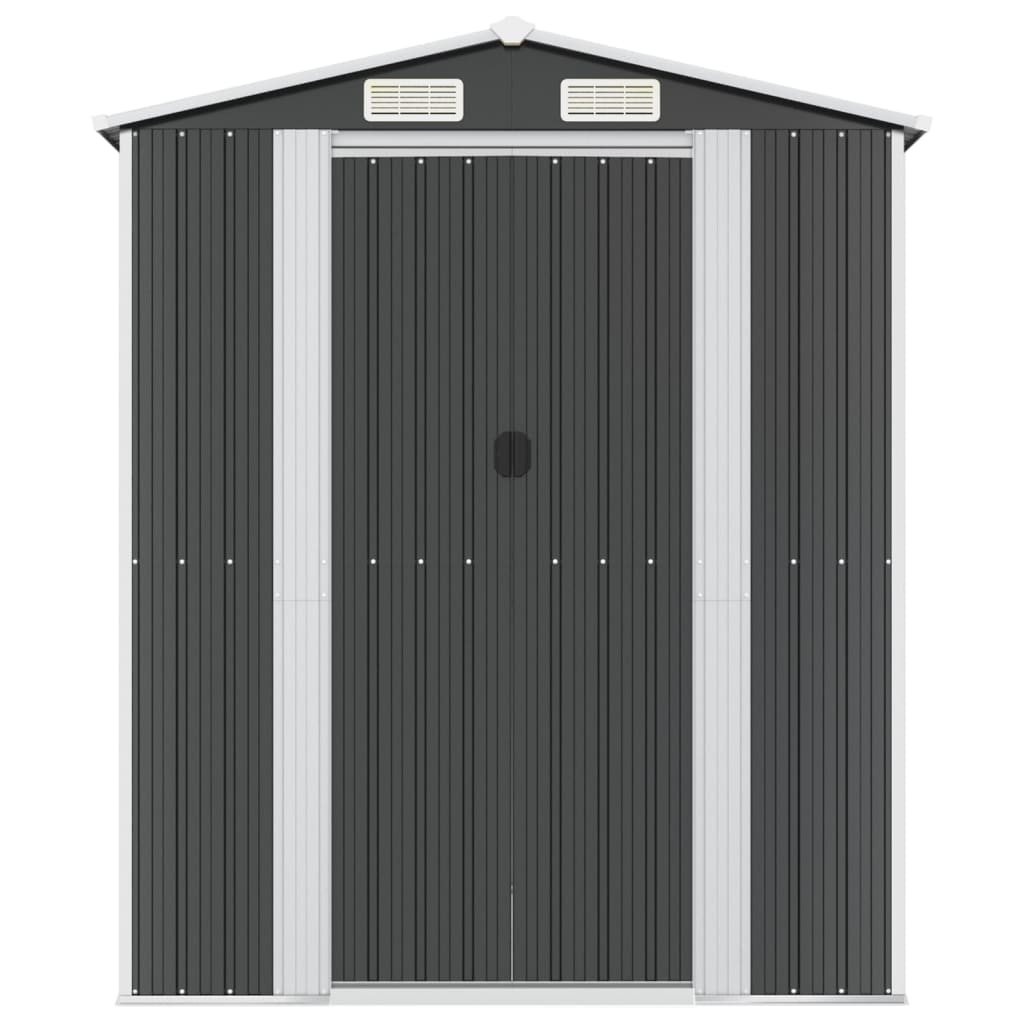 Abri de jardin Anthracite 192x274x223 cm Acier galvanisé