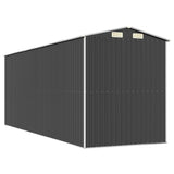 Abri de jardin Anthracite 192x523x223 cm Acier galvanisé