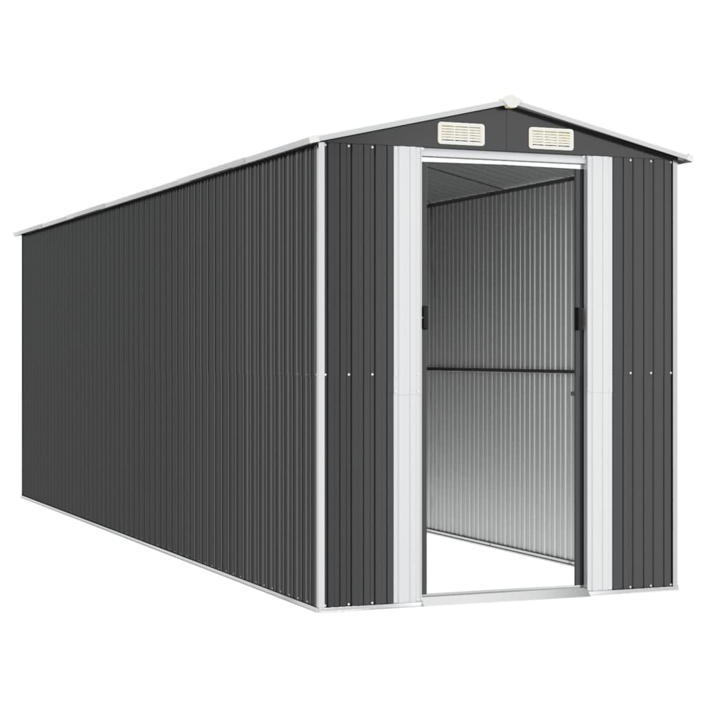 Abri de jardin Anthracite 192x606x223 cm Acier galvanisé