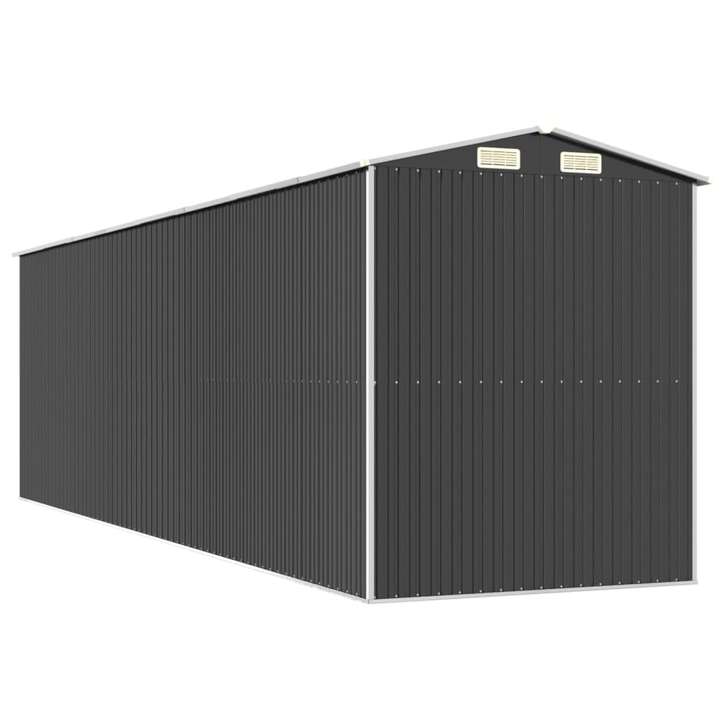 Abri de jardin Anthracite 192x689x223 cm Acier galvanisé