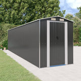 Abri de jardin Anthracite 192x772x223 cm Acier galvanisé