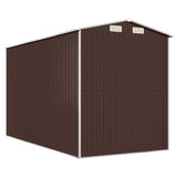 Abri de jardin Marron foncé 192x357x223 cm Acier galvanisé