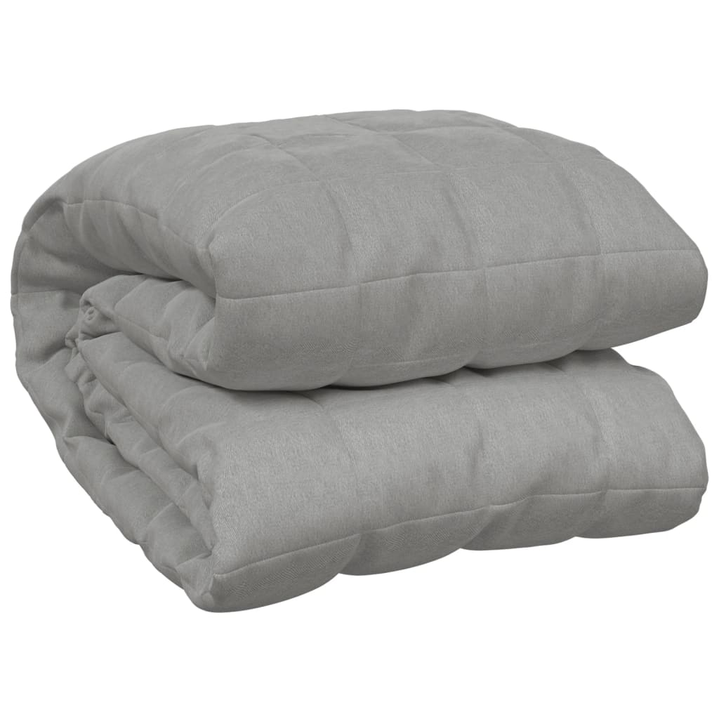 Weighted Blanket Grey 200x200 cm 9 kg Fabric