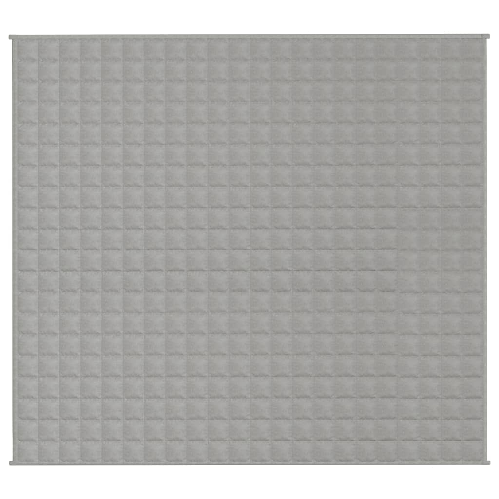 Couverture lestée Gris 200x225 cm 9 kg Tissu