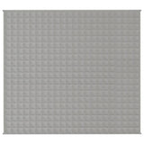 Couverture lestée Gris 200x225 cm 13 kg Tissu