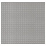 Couverture lestée Gris 220x235 cm 15 kg Tissu