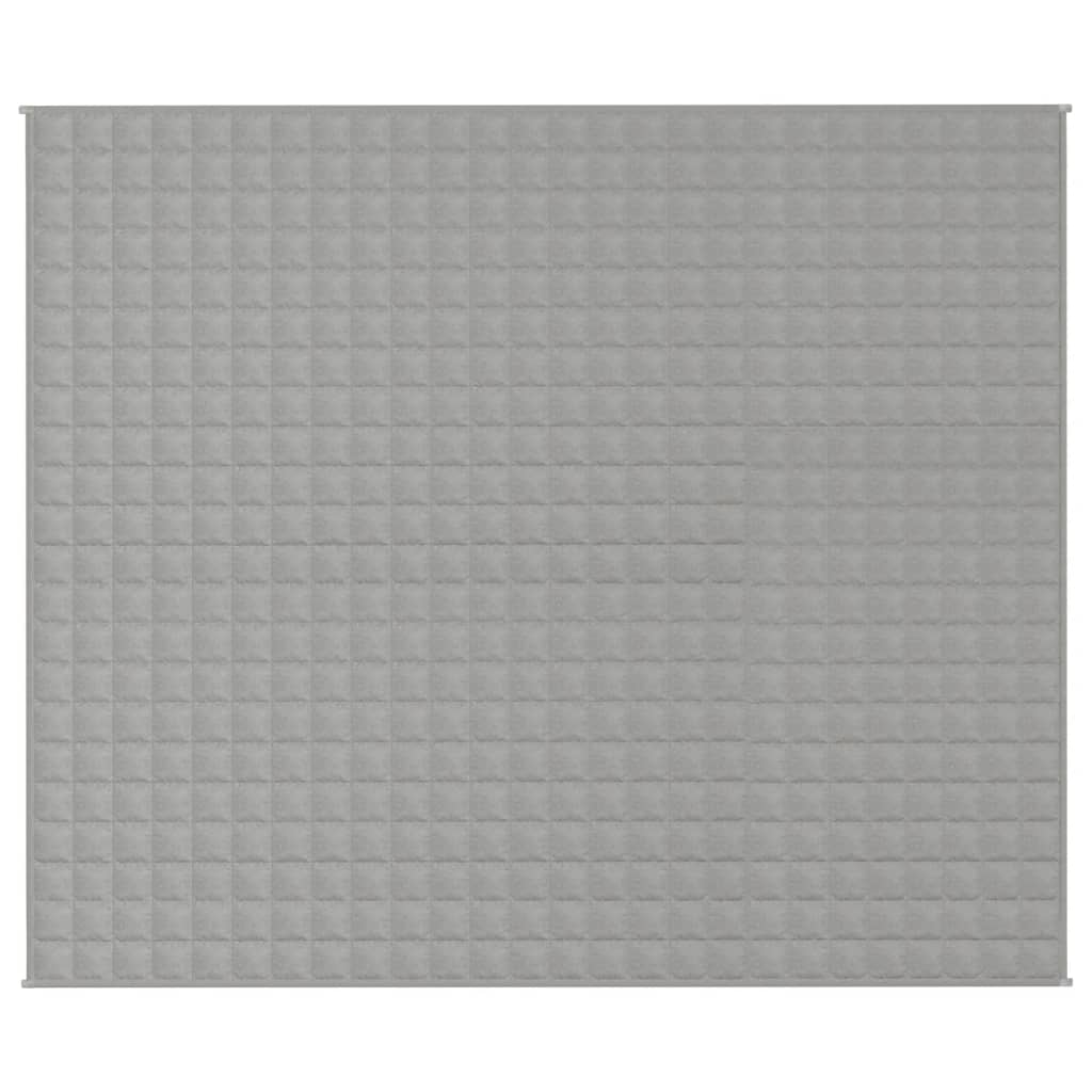 Gewichtsdecke Grau 220x260 cm 11 kg Stoff