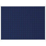 Gewichtsdecke Blau 150x200 cm 7 kg Stoff