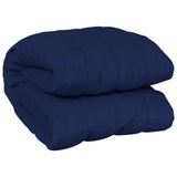 Weighted blanket Blue 155x220 cm 11 kg Fabric