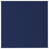 Gewichtsdecke Blau 200x200 cm 13 kg Stoff