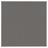 Couverture lestée Gris 200x200 cm 13 kg Tissu