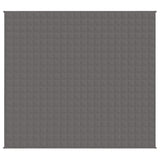 Couverture lestée Gris 200x225 cm 9 kg Tissu