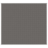 Couverture lestée Gris 200x225 cm 13 kg Tissu