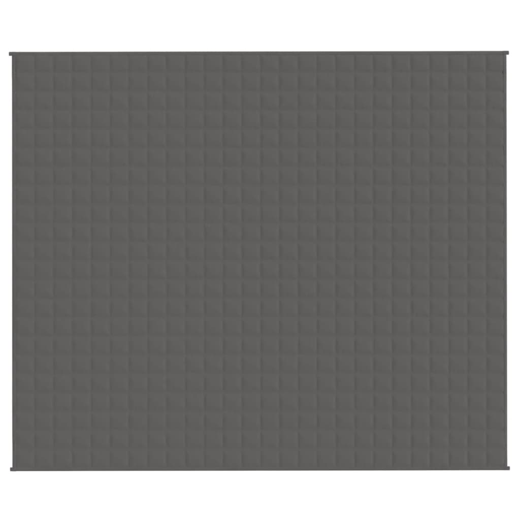 Gewichtsdecke Grau 220x260 cm 15 kg Stoff