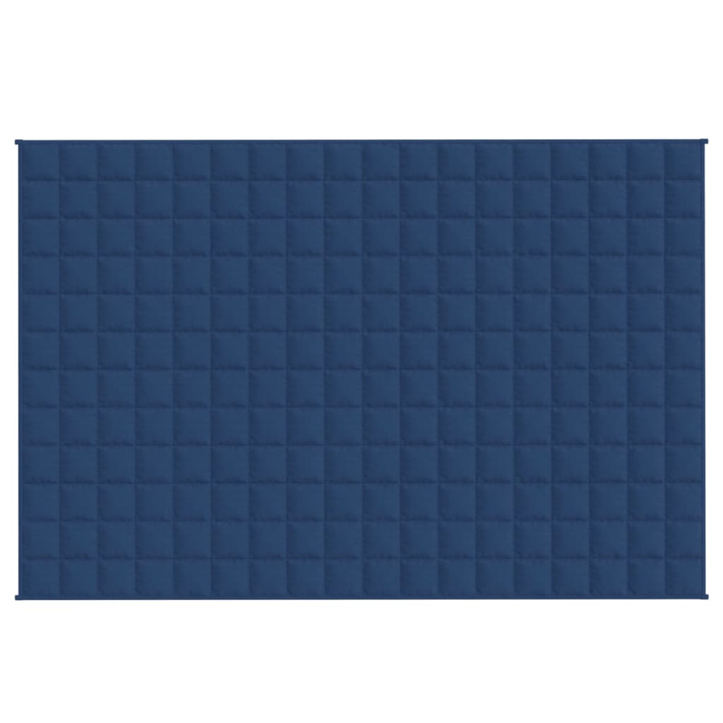 Gewichtsdecke Blau 120x180 cm 5 kg Stoff